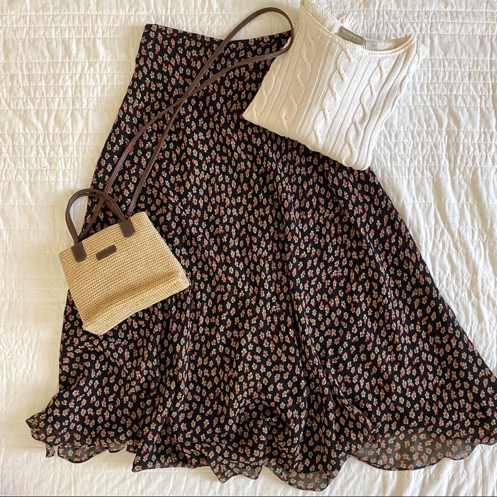 Vintage Floral Skirt